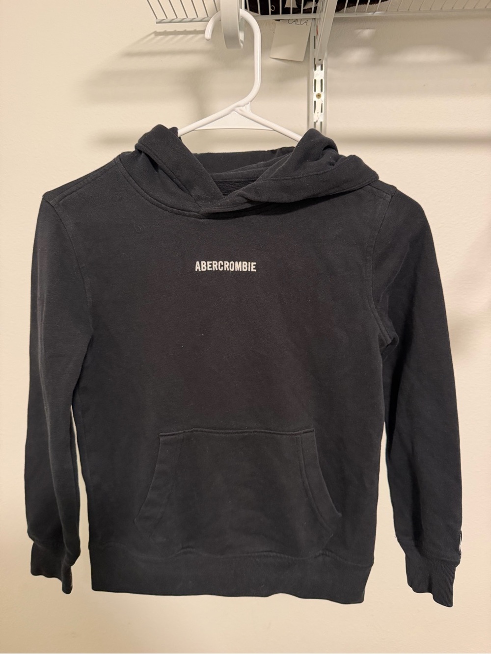abercrombie kids Black Logo Pullover